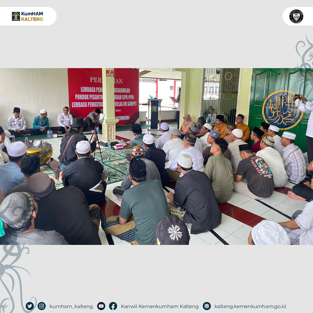 Kadivpas Resmikan Pondok Pesantren LP Sampit Mar 2024 4