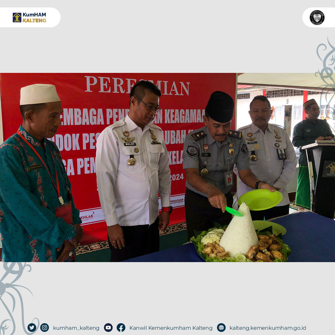 Kadivpas Resmikan Pondok Pesantren LP Sampit Mar 2024 4