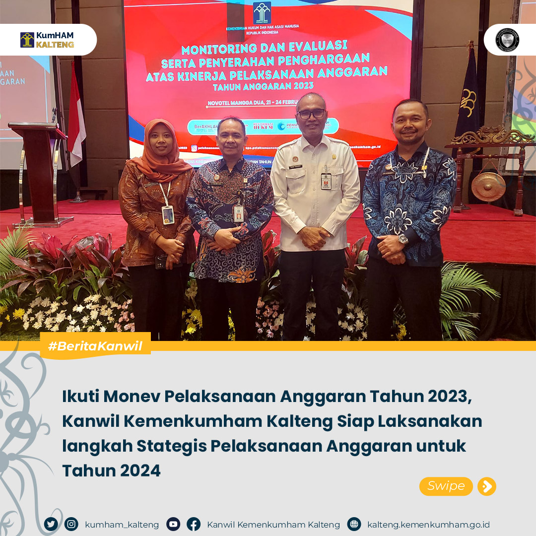 Kumham kalteng Ikuti Monev Anggaran Feb 2024 1