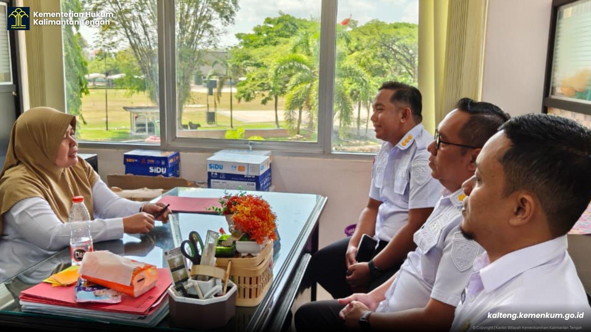 Perkuat Sinergi Regulasi Daerah, Kanwil Kemenkum Kalteng Koordinasi dengan Biro Hukum Setda Provinsi