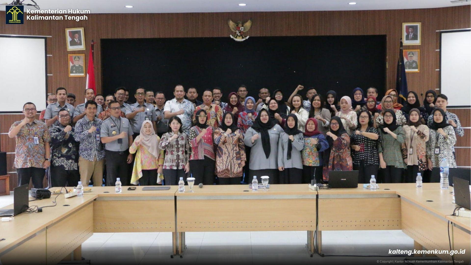 Dorong Perencanaan Anggaran Akurat, Kanwil Kemenkum Kalteng Ikuti Supervisi T.A. 2027