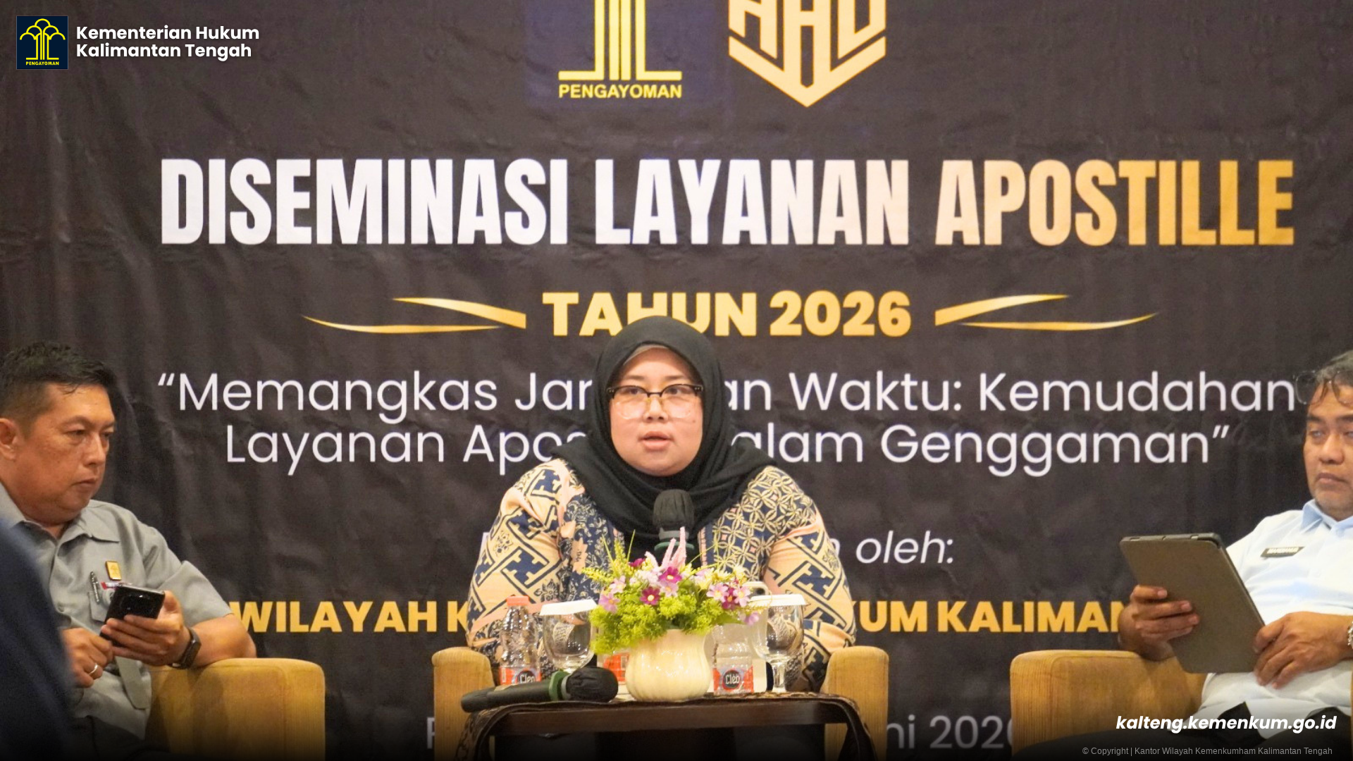 Tak Lagi Terkendala Jarak dan Waktu, Kanwil Kemenkum Kalteng Sosialisasikan Kemudahan Layanan Apostille