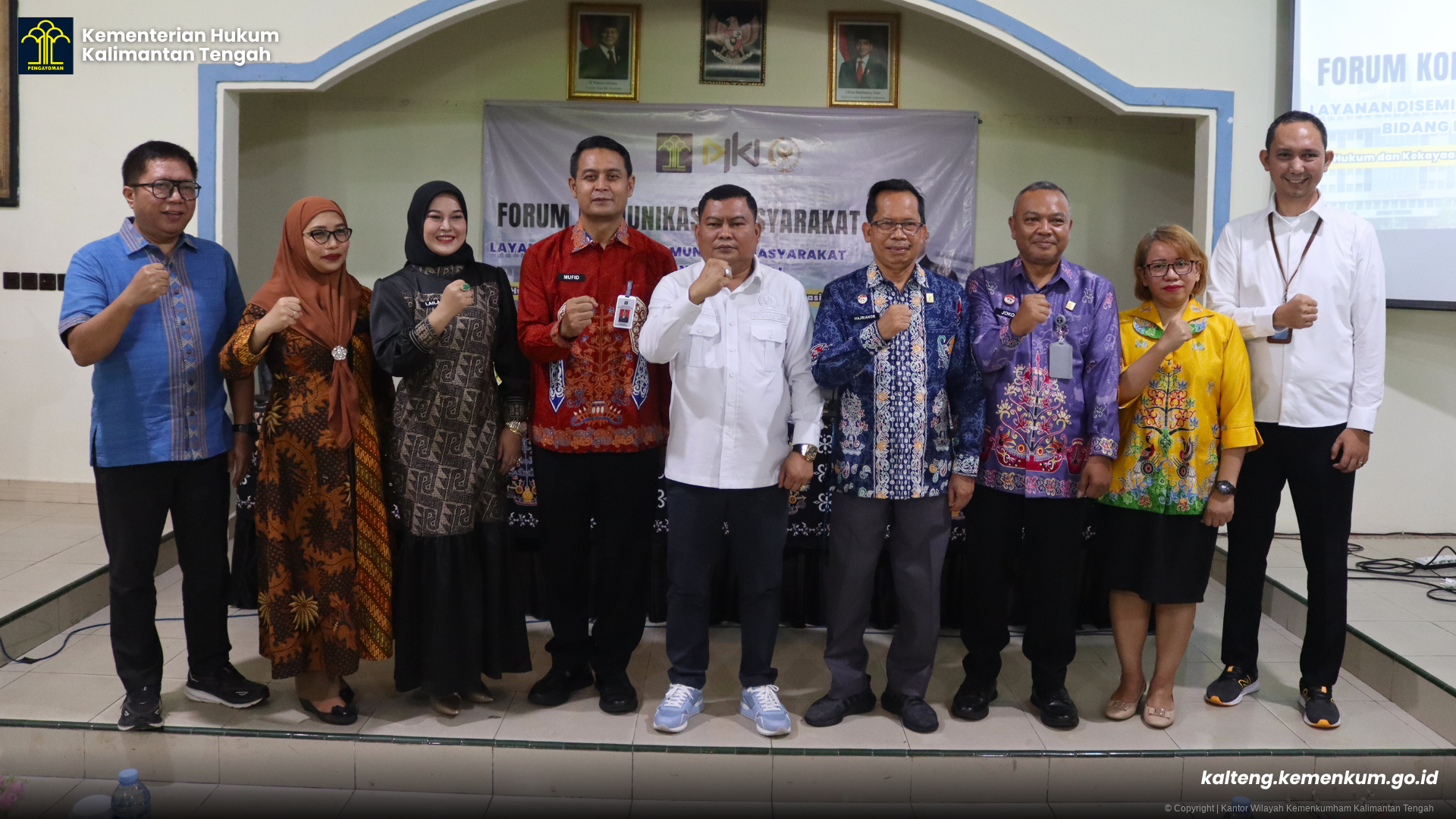 Perkuat Kesadaran Kekayaan Intelektual Generasi Muda, Kemenkum Kalteng Bersinergi dengan DPR RI Gelar Forum Komunikasi Publik