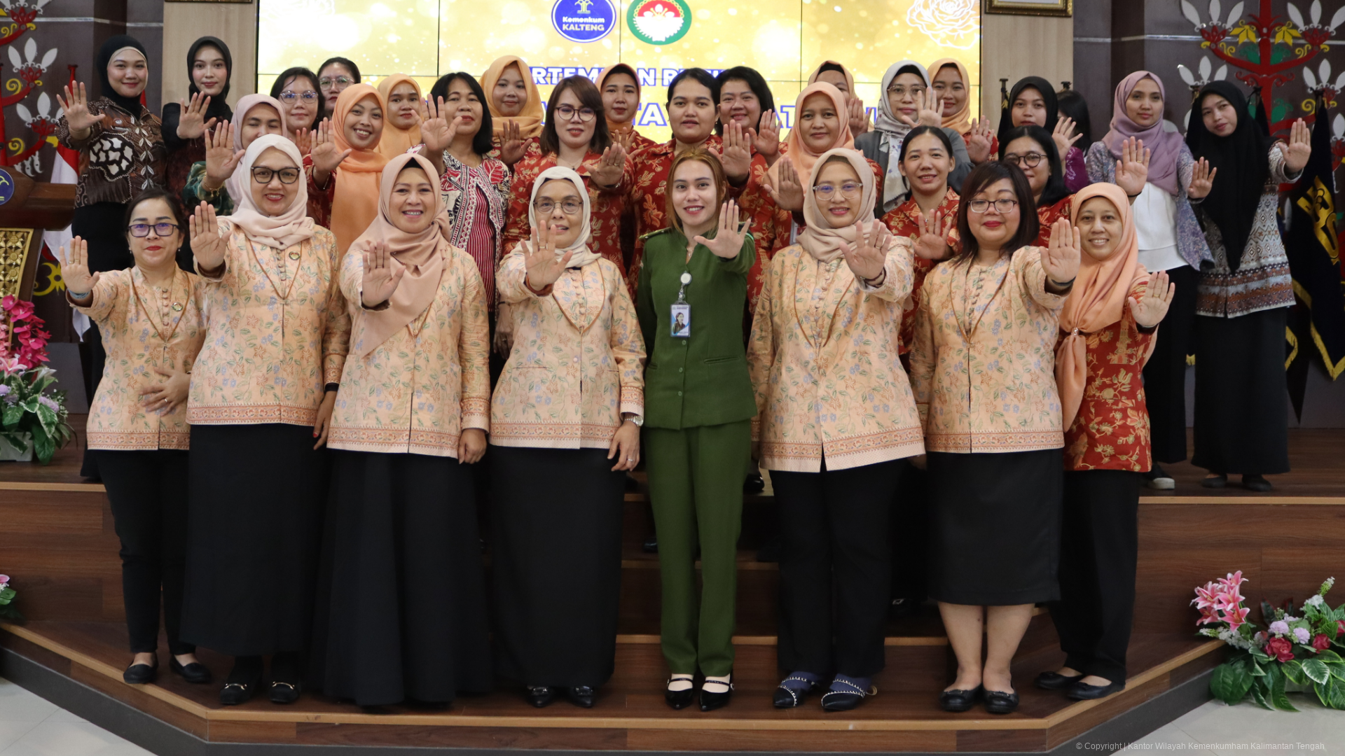 Dari Perempuan untuk Keluarga, DWP Kemenkum Kalteng Dorong Kesadaran Hidup Sehat