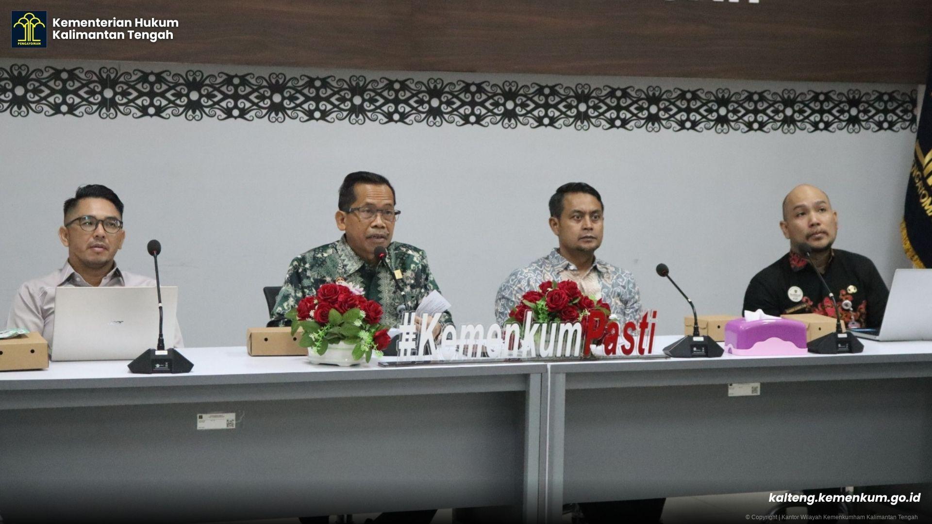 Perkuat Kualitas Regulasi Daerah, Kanwil Kemenkum Kalteng Gelar FGD Analisis dan Evaluasi Hukum Bertema Kesehatan dan Kemasyarakatan