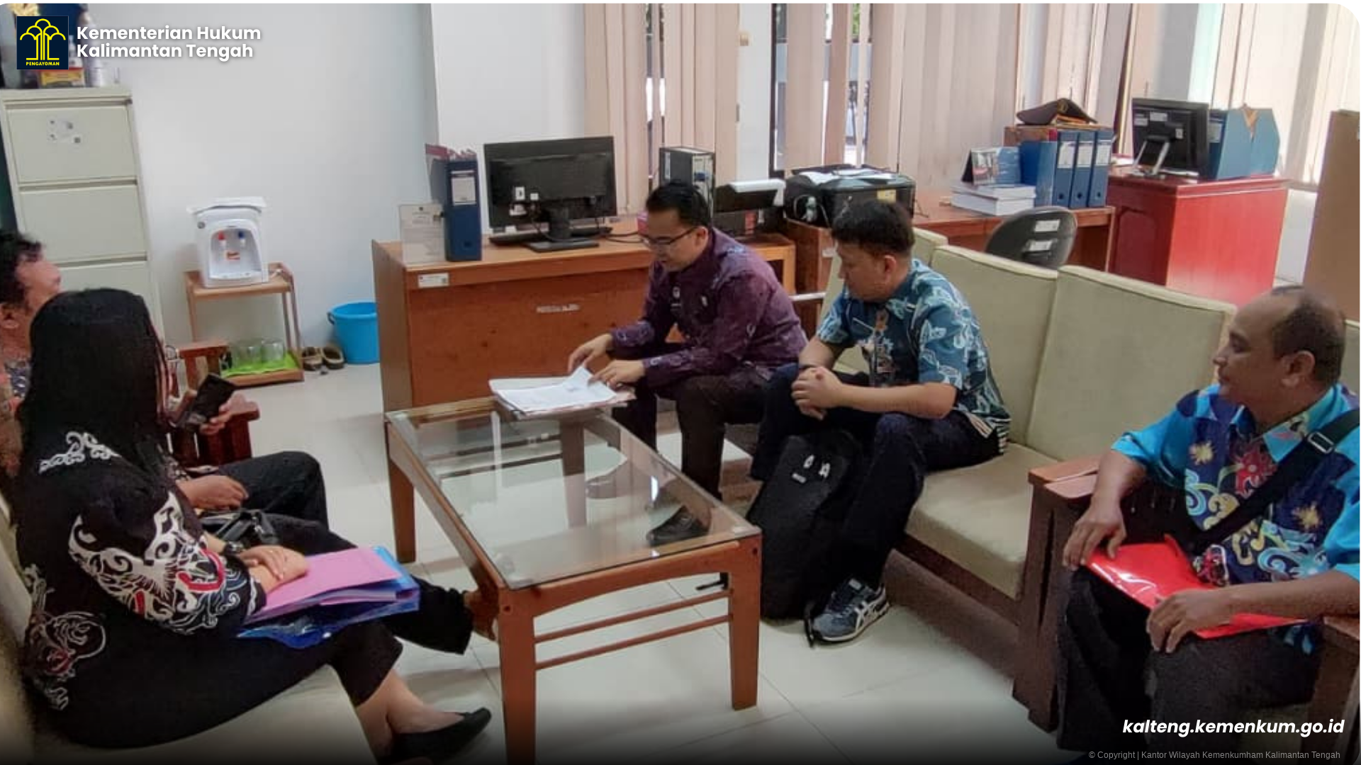 Perkuat Tata Kelola Perumda, Kanwil Kemenkum Kalteng Dampingi Penyusunan Regulasi Air Minum Tirta Barito