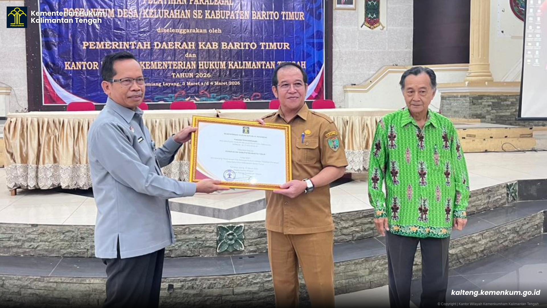 Dari Pembentukan ke Pemanfaatan, 103 Posbankum Bartim Didorong Lebih Profesional dan Berkelanjutan