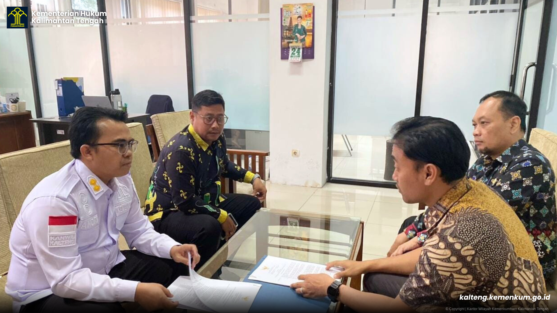 Perkuat Regulasi Beasiswa Daerah, Kanwil Kemenkum Kalteng Dampingi Penyusunan Ranperbup Lamandau