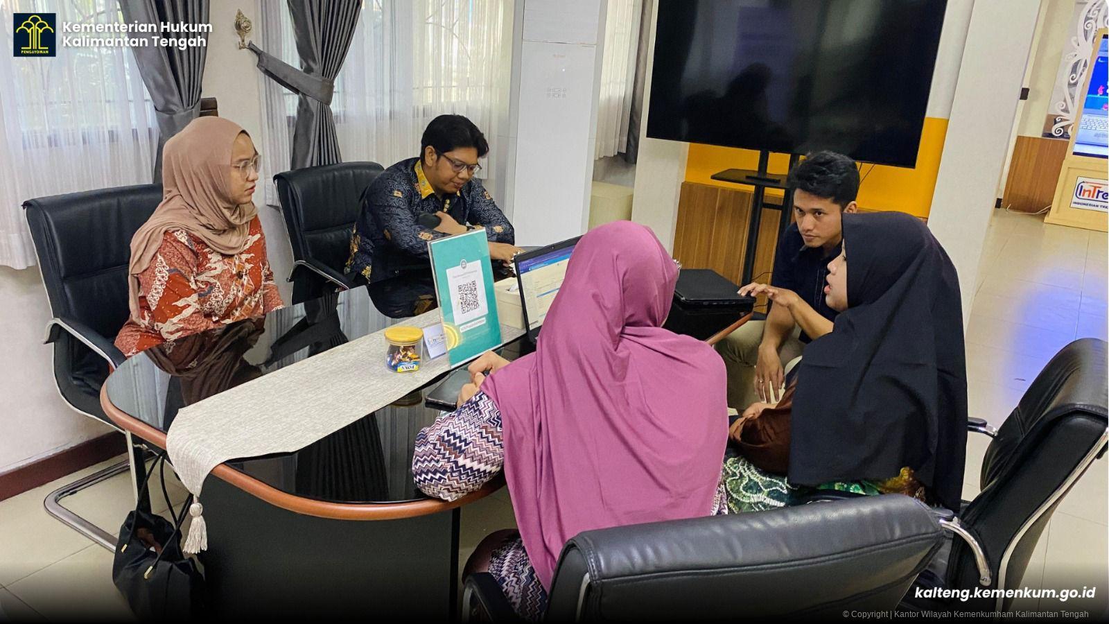 Pastikan Akuntabilitas Anggaran Akhir Tahun, Kanwil Kemenkum Kalteng Koordinasi dengan KPPN Palangka Raya