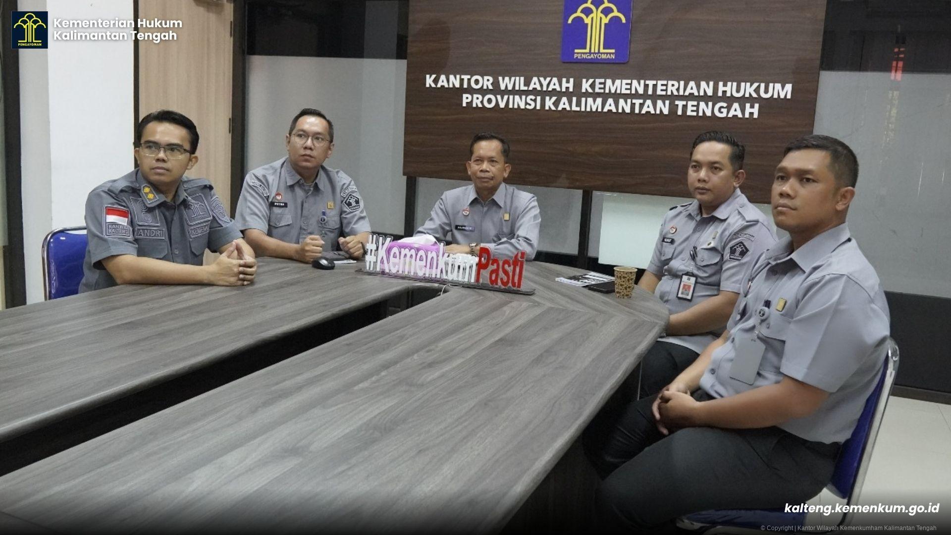 Perkuat Manajemen Talenta, Kanwil Kemenkum Kalteng Ikuti Pra Penilaian Kompetensi Tahun 2026