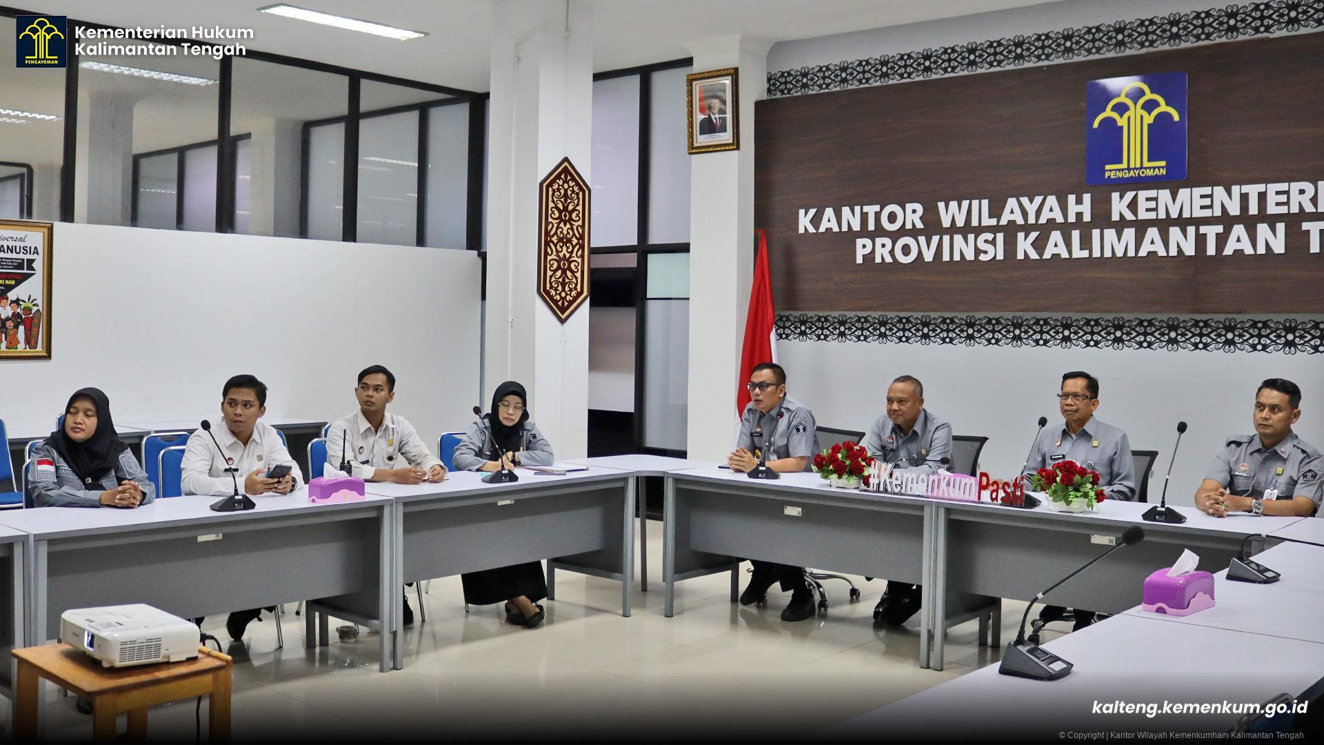 Dorong Tata Kelola yang Transparan dan Akuntabel, Kemenkum Kalteng Ikuti Sosialisasi Peraturan Menteri Hukum Nomor 4 Tahun 2026